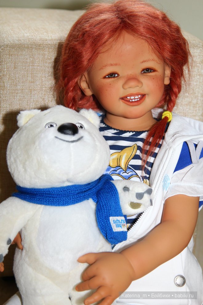 Мои маленькие болельщицы от Annette Himstedt и Олимпиада SOCHI 2014 (фото 10)