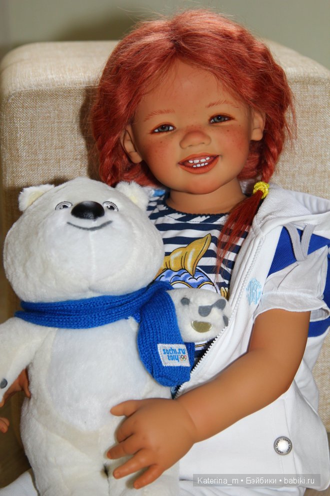 Мои маленькие болельщицы от Annette Himstedt и Олимпиада SOCHI 2014