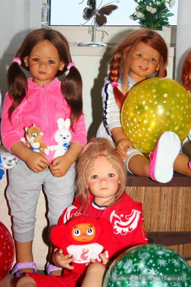 Мои маленькие болельщицы от Annette Himstedt и Олимпиада SOCHI 2014