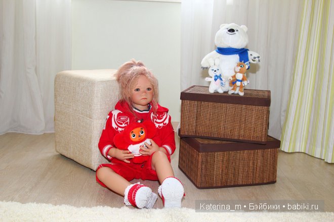 Мои маленькие болельщицы от Annette Himstedt и Олимпиада SOCHI 2014 (фото 3)
