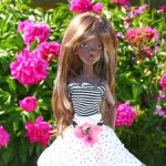 Тобичка (Tobi от Kaye Wiggs) в лучах летнего солнышка...