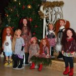 С наступающими праздниками! Мои любимые девочки Zwergnase