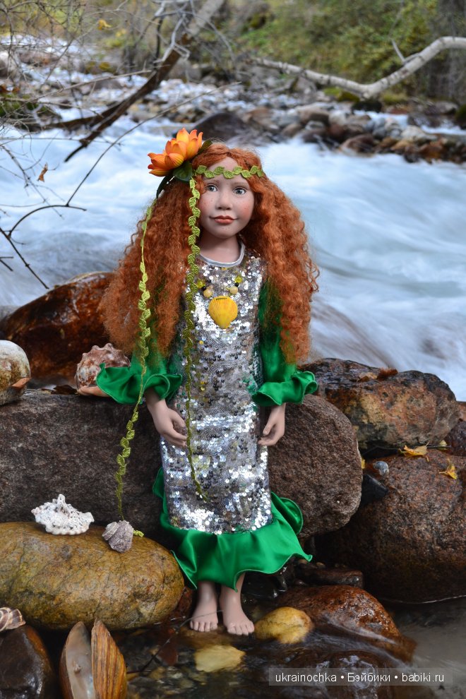 О чем улыбается Ундина, маленькая девочка от Zwergnase