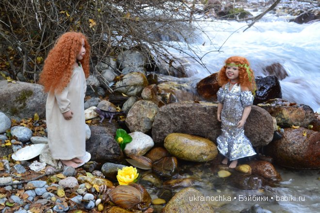 О чем улыбается Ундина, маленькая девочка от Zwergnase