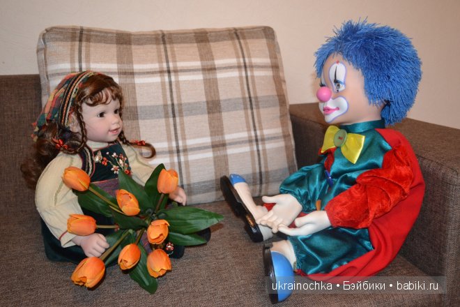 Жил-был клоун | Бэйбики Жил-был клоун — Коллекционные куклы разных авторов (Разное): редкие бренды