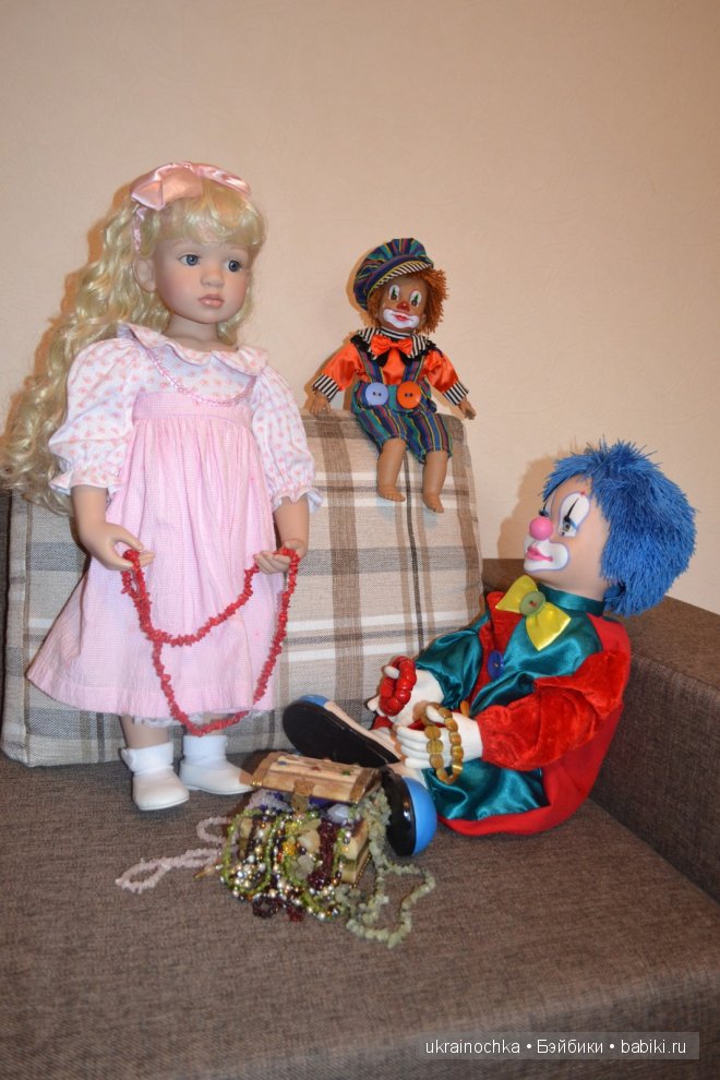 Жил-был клоун | Бэйбики Жил-был клоун — Коллекционные куклы разных авторов (Разное): редкие бренды