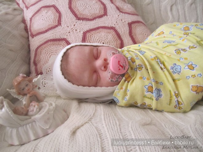 Маленький ангел Ксюша. Кукла реборн от LuckyBaby by Ekaterina Metlina
