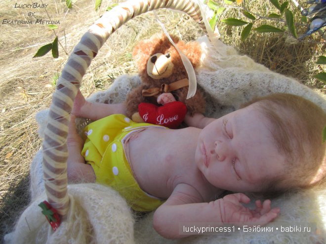Маленький ангел Ксюша. Кукла реборн от LuckyBaby by Ekaterina Metlina