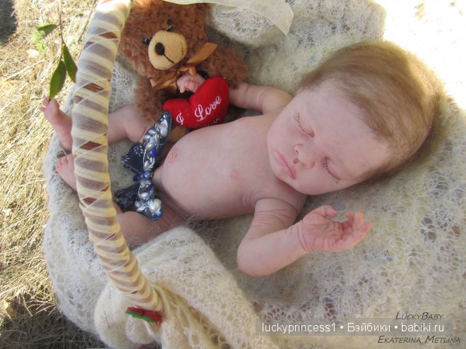 Маленький ангел Ксюша. Кукла реборн от LuckyBaby by Ekaterina Metlina