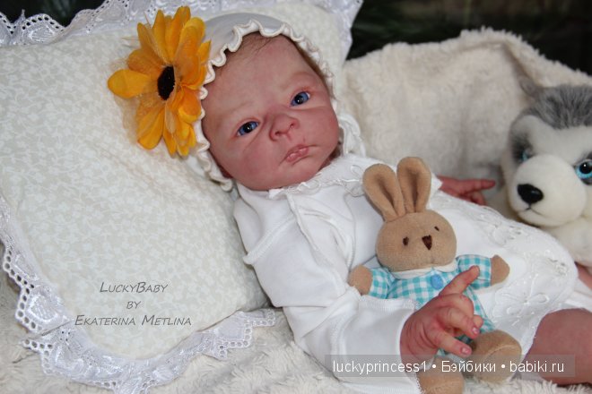 Эмили, девочка с голубыми глазами. Кукла реборн от LuckyBaby by Ekaterina Metlina