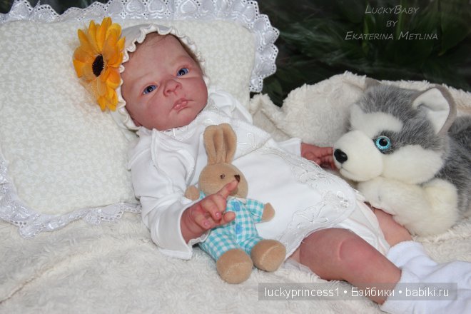 Эмили, девочка с голубыми глазами. Кукла реборн от LuckyBaby by Ekaterina Metlina