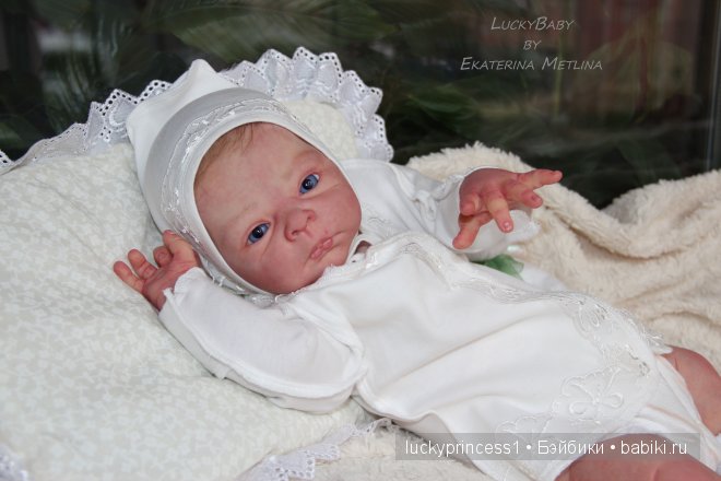 Эмили, девочка с голубыми глазами. Кукла реборн от LuckyBaby by Ekaterina Metlina