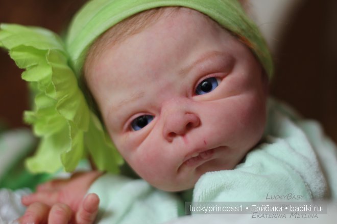 Эмили, девочка с голубыми глазами. Кукла реборн от LuckyBaby by Ekaterina Metlina (фото 3)