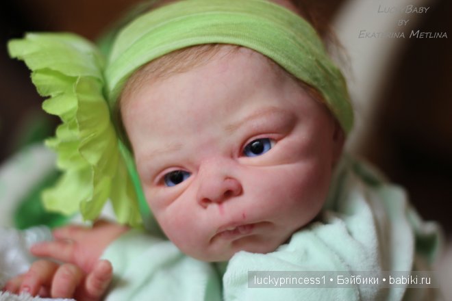 Эмили, девочка с голубыми глазами. Кукла реборн от LuckyBaby by Ekaterina Metlina (фото 2)
