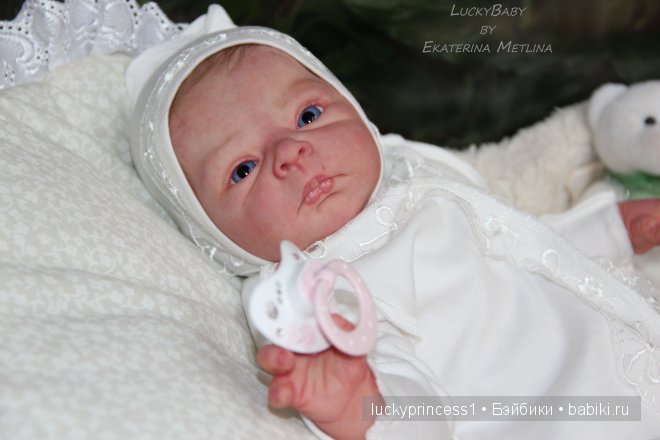 Эмили, девочка с голубыми глазами. Кукла реборн от LuckyBaby by Ekaterina Metlina