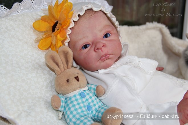 Эмили, девочка с голубыми глазами. Кукла реборн от LuckyBaby by Ekaterina Metlina