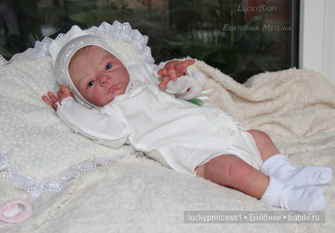 Эмили, девочка с голубыми глазами. Кукла реборн от LuckyBaby by Ekaterina Metlina