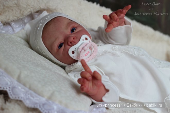 Эмили, девочка с голубыми глазами. Кукла реборн от LuckyBaby by Ekaterina Metlina