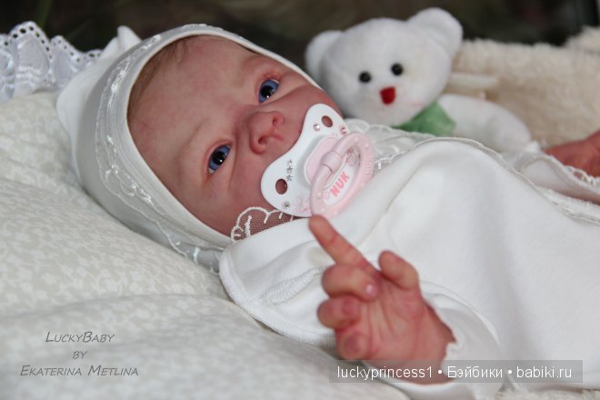 Эмили, девочка с голубыми глазами. Кукла реборн от LuckyBaby by Ekaterina Metlina
