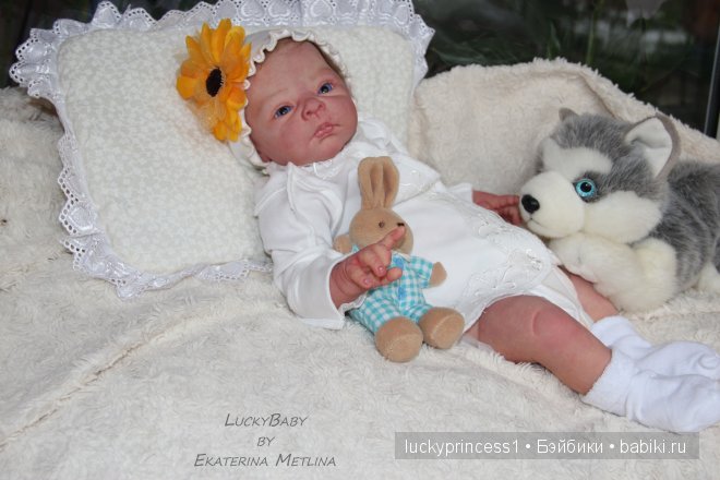 Эмили, девочка с голубыми глазами. Кукла реборн от LuckyBaby by Ekaterina Metlina