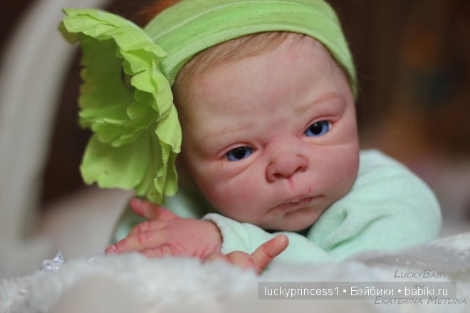 Эмили, девочка с голубыми глазами. Кукла реборн от LuckyBaby by Ekaterina Metlina