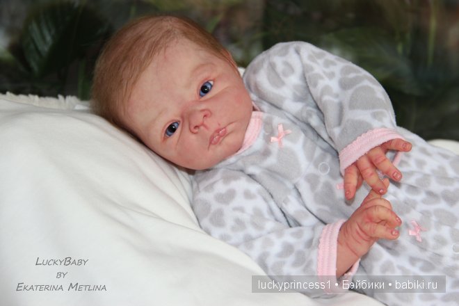 Эмили, девочка с голубыми глазами. Кукла реборн от LuckyBaby by Ekaterina Metlina