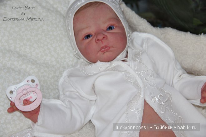Эмили, девочка с голубыми глазами. Кукла реборн от LuckyBaby by Ekaterina Metlina