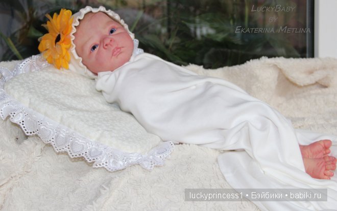 Эмили, девочка с голубыми глазами. Кукла реборн от LuckyBaby by Ekaterina Metlina