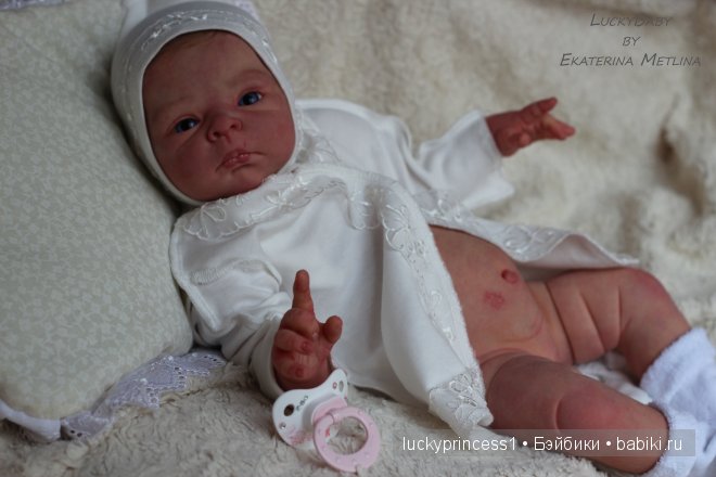 Эмили, девочка с голубыми глазами. Кукла реборн от LuckyBaby by Ekaterina Metlina