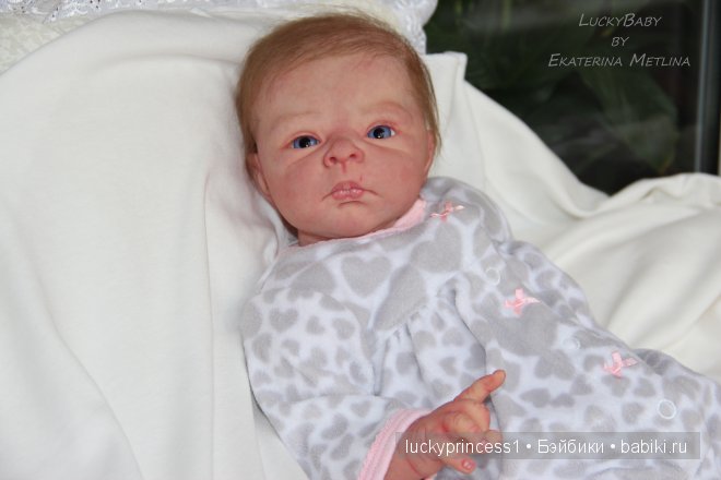 Эмили, девочка с голубыми глазами. Кукла реборн от LuckyBaby by Ekaterina Metlina