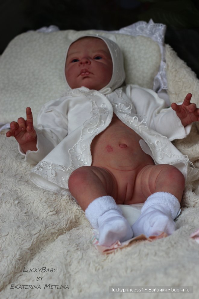 Эмили, девочка с голубыми глазами. Кукла реборн от LuckyBaby by Ekaterina Metlina