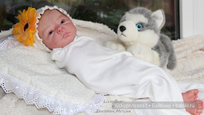 Эмили, девочка с голубыми глазами. Кукла реборн от LuckyBaby by Ekaterina Metlina