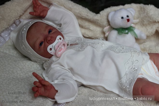 Эмили, девочка с голубыми глазами. Кукла реборн от LuckyBaby by Ekaterina Metlina