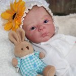 Эмили, девочка с голубыми глазами. Кукла реборн от LuckyBaby by Ekaterina Metlina