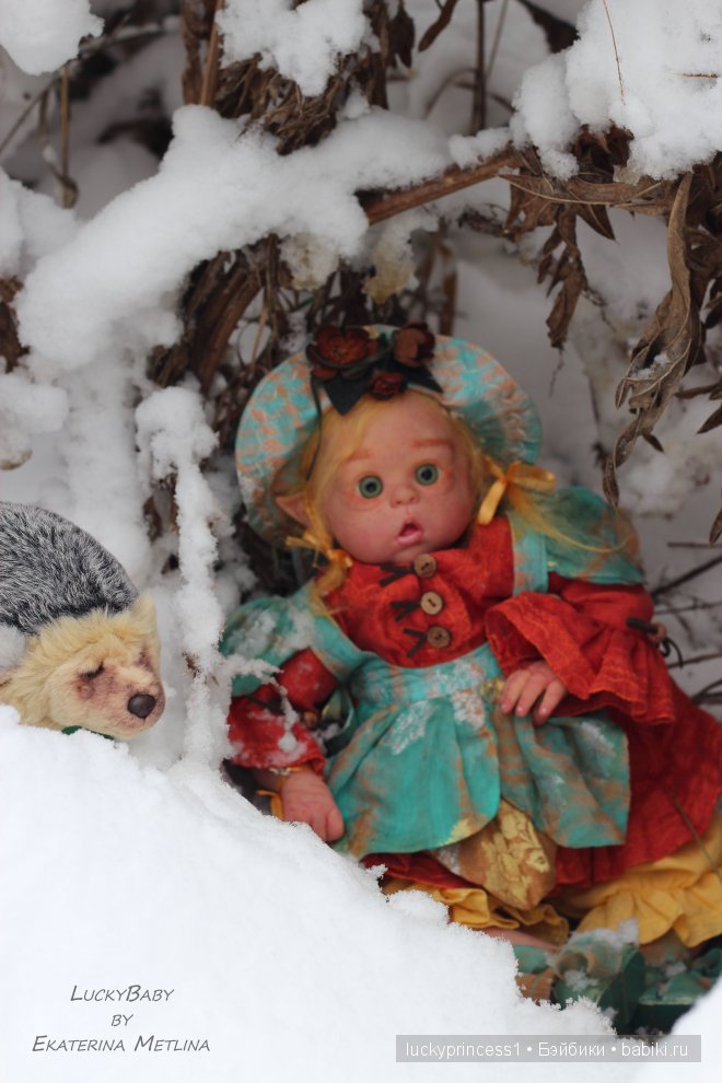 Зимняя сказка эльфика Мариссы. Кукла реборн LuckyBaby by Ekaterina Metlina | Бэйбики Зимняя сказка эльфика Мариссы. Кукла реборн LuckyBaby by Ekaterina Metlina (фото 3)