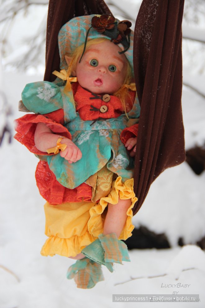Зимняя сказка эльфика Мариссы. Кукла реборн LuckyBaby by Ekaterina Metlina | Бэйбики Зимняя сказка эльфика Мариссы. Кукла реборн LuckyBaby by Ekaterina Metlina