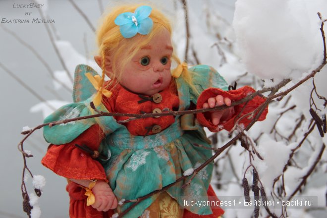 Зимняя сказка эльфика Мариссы. Кукла реборн LuckyBaby by Ekaterina Metlina | Бэйбики Зимняя сказка эльфика Мариссы. Кукла реборн LuckyBaby by Ekaterina Metlina