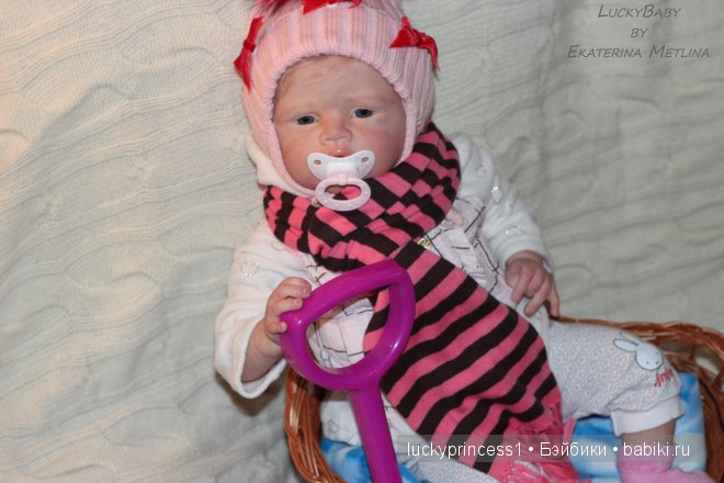 Переодевашки Златы. Кукла реборн Екатерины Метлиной (фото 3)