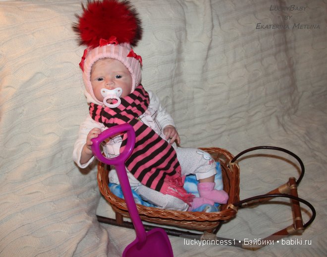 Переодевашки Златы. Кукла реборн Екатерины Метлиной (фото 4)