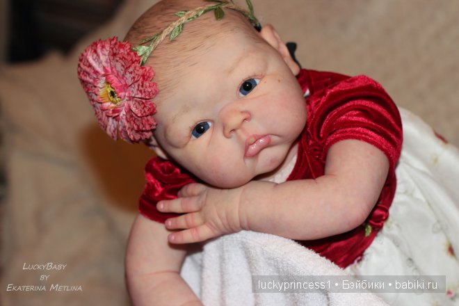 Алинка-Малинка. Кукла реборн Екатерины Метлиной