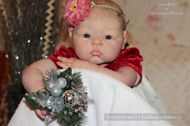 Алинка-Малинка. Кукла реборн Екатерины Метлиной