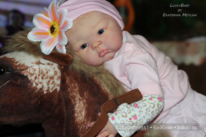 Алинка-Малинка. Кукла реборн Екатерины Метлиной