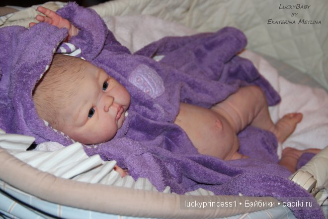 Алинка-Малинка. Кукла реборн Екатерины Метлиной