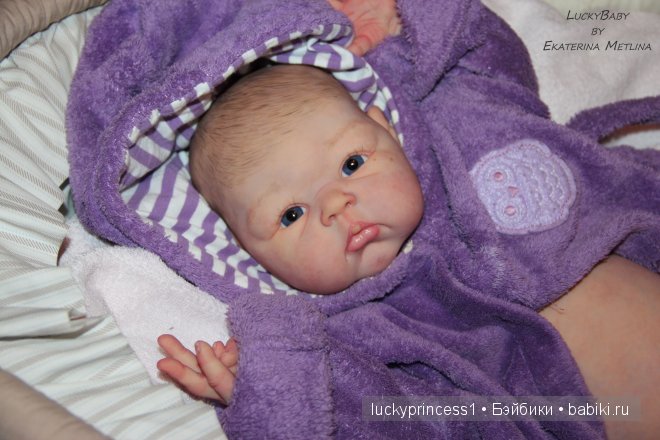 Алинка-Малинка. Кукла реборн Екатерины Метлиной