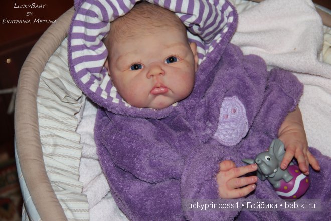 Алинка-Малинка. Кукла реборн Екатерины Метлиной