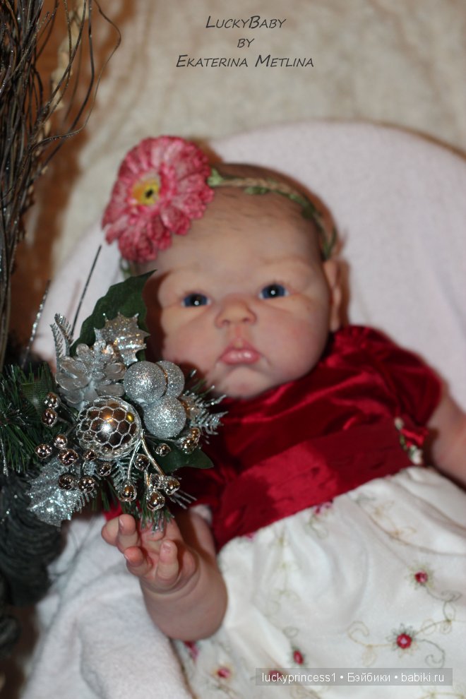 Алинка-Малинка. Кукла реборн Екатерины Метлиной