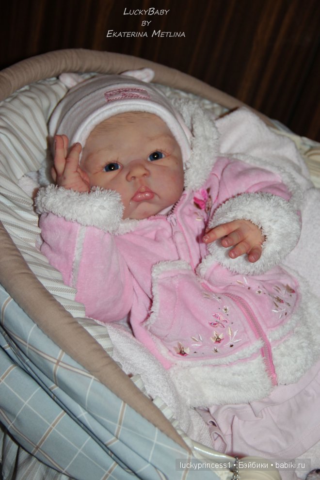 Алинка-Малинка. Кукла реборн Екатерины Метлиной