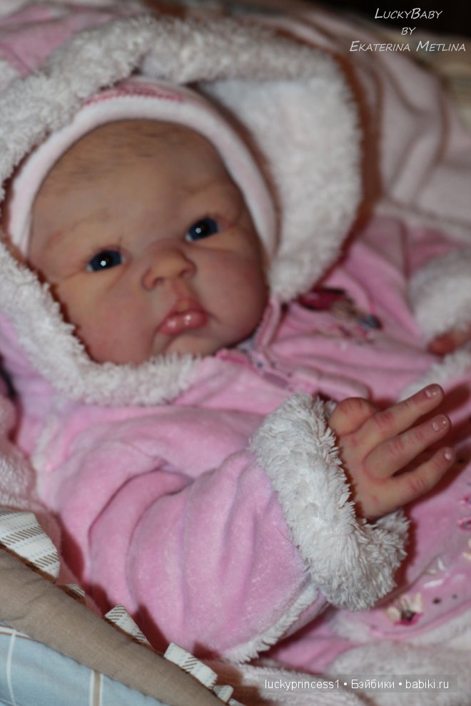 Алинка-Малинка. Кукла реборн Екатерины Метлиной