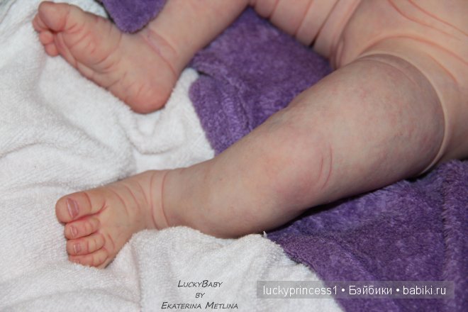 Алинка-Малинка. Кукла реборн Екатерины Метлиной