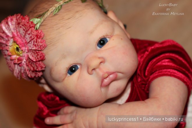 Алинка-Малинка. Кукла реборн Екатерины Метлиной